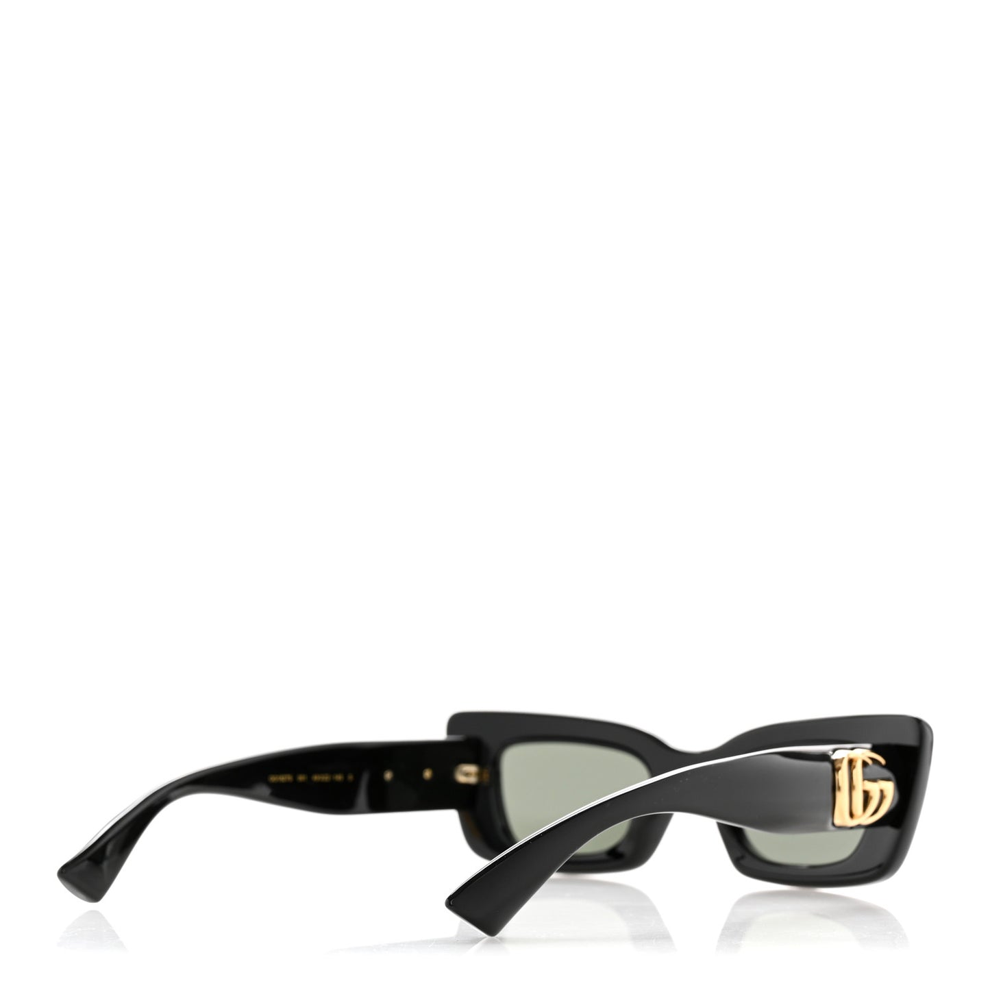 Acetate Cat Eye GG Marmont Logo Sunglasses GG1827S Black