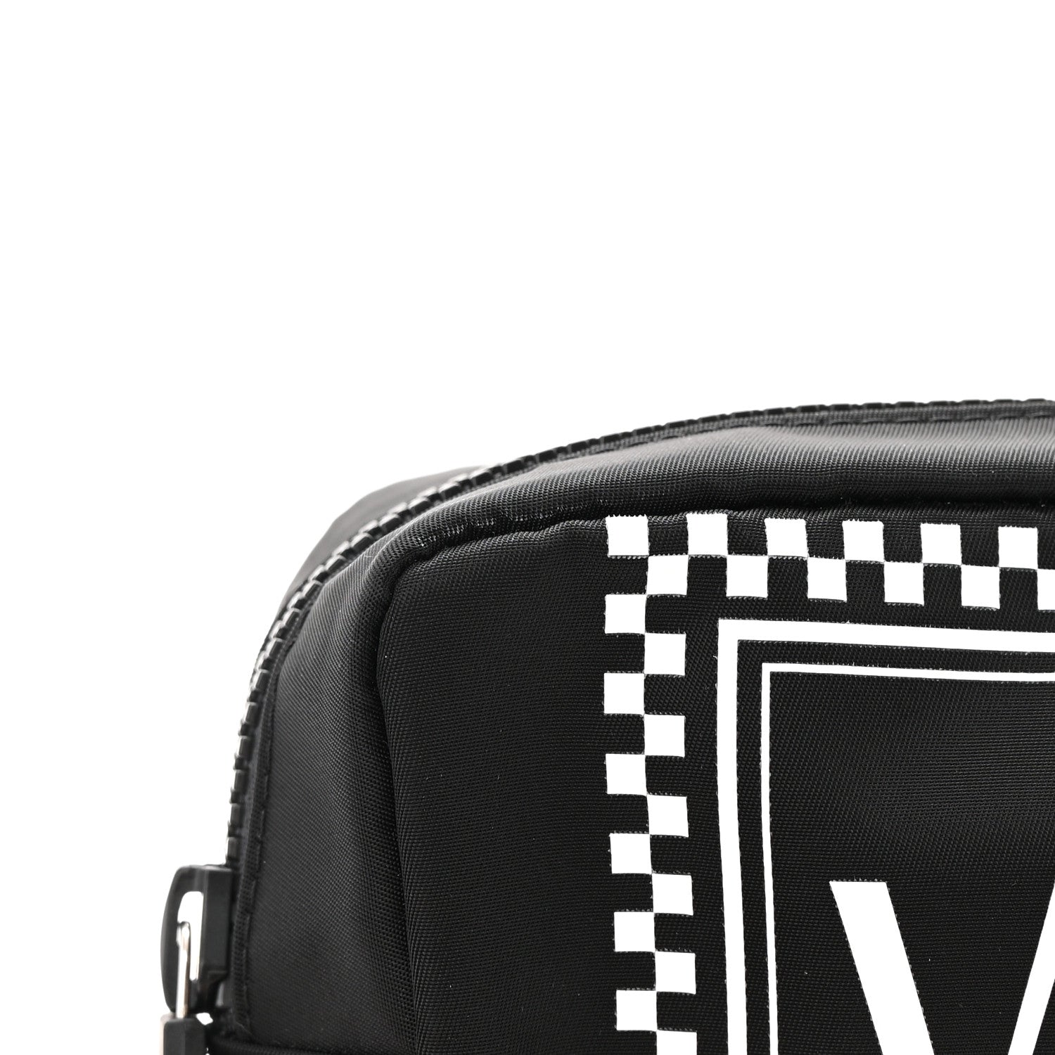 Versace Nylon Logo Two Tone Belt Bag Black 11 of 11