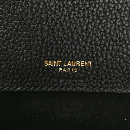 Saint Laurent Grained Calfskin Small Supple Sac De Jour Black 7 of 9