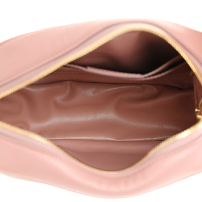 Salvatore Ferragamo Calfskin Vela Camera Crossbody Bag Antique Rose 4 of 9