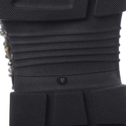 Gucci Nappa Mesh Studded Mens Aguru Sandals 10 Black 9 of 10