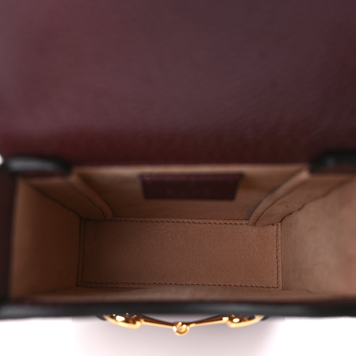 Monogram Textured Dollar Calfskin Mini Horsebit 1955 Crossbody Bag Sahara Rubino Chardonnay