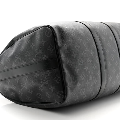 Louis Vuitton Monogram Eclipse Keepall Bandouliere 45 9 of 10