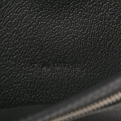 Hermes Shiny Alligator Bearn Wallet Graphite 7 of 9