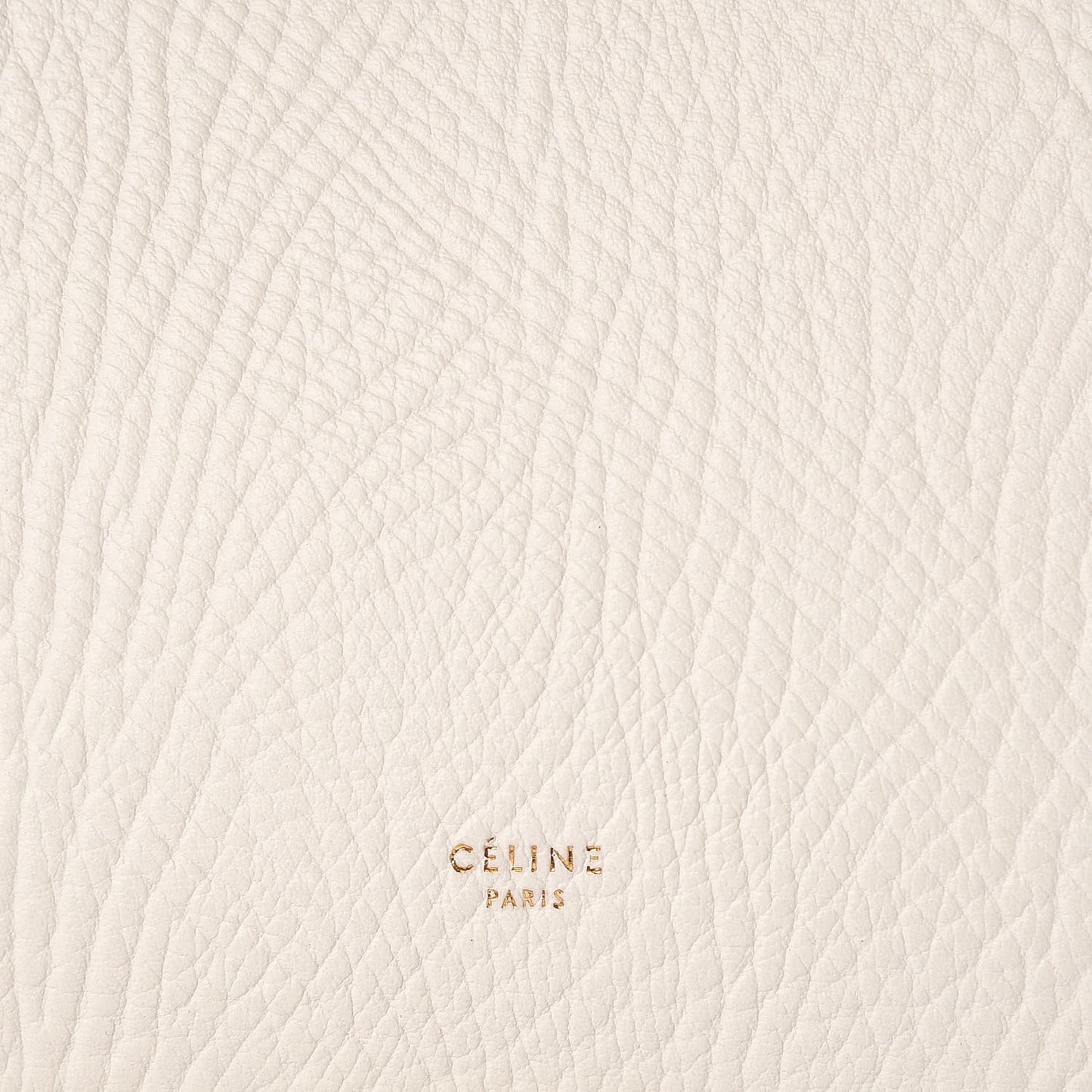 Elephant Calfskin Mini Belt Bag White