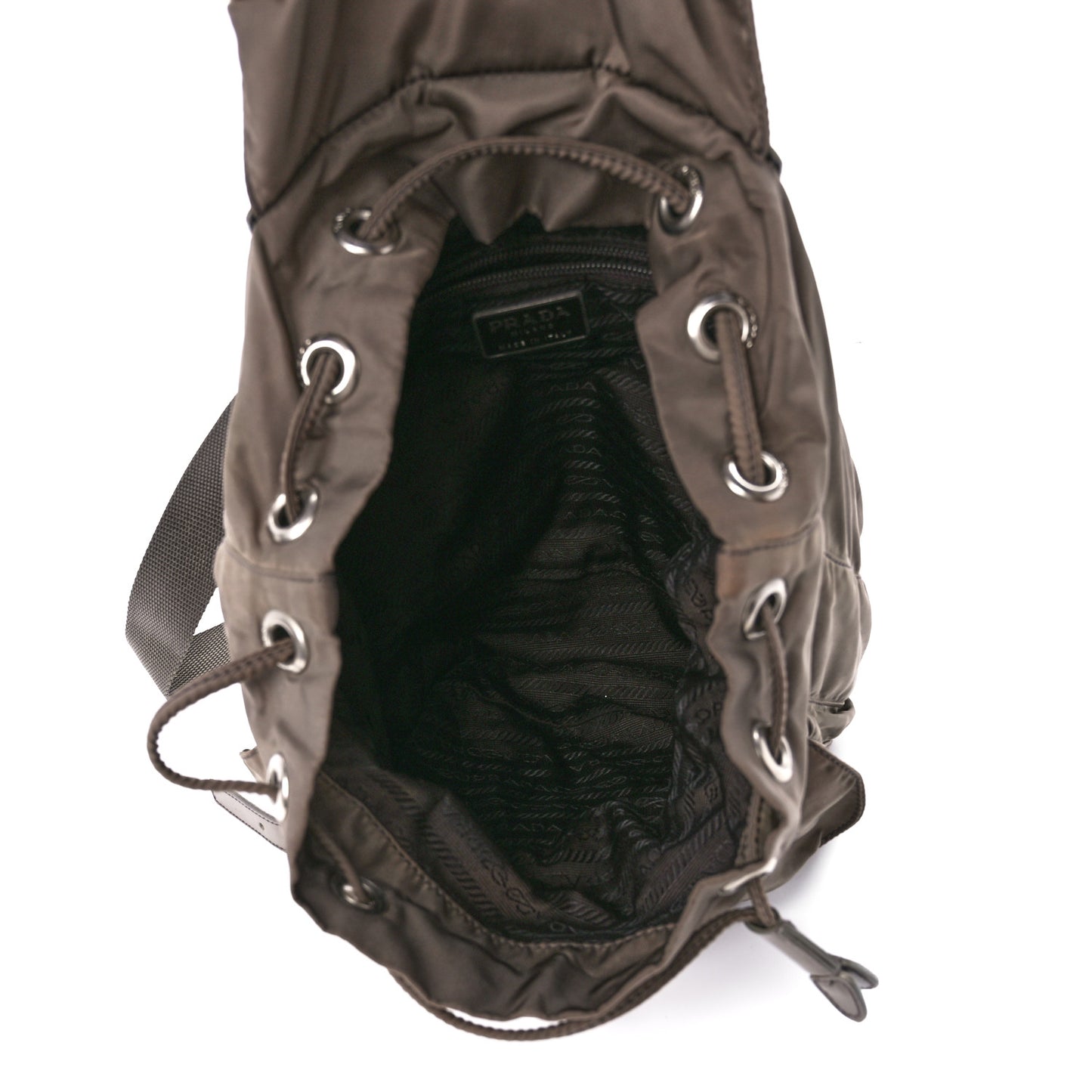 Nylon Vela Small Backpack Fumo
