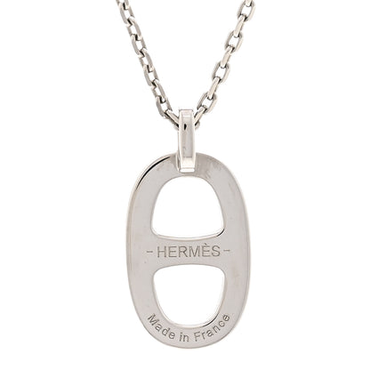 Hermes Laquered Iliade Pendant Necklace Pink 5 of 6