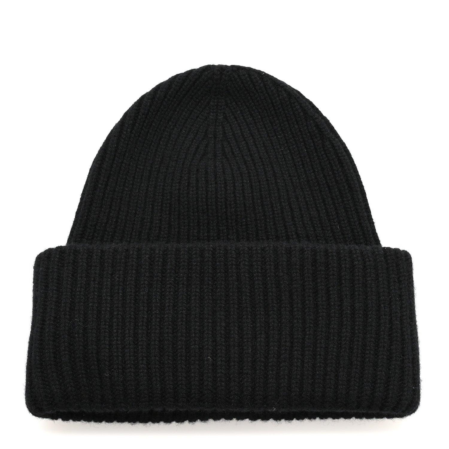 Chanel Cashmere CC Beanie Hat Black Ecru 2 of 4