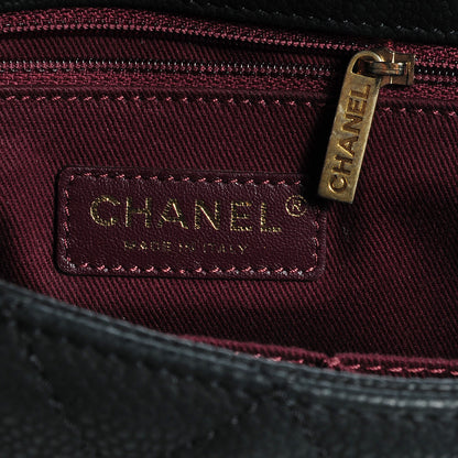 Chanel Iridescent Grained Calfskin Medium Globe Trotter Flap Black 8 of 10