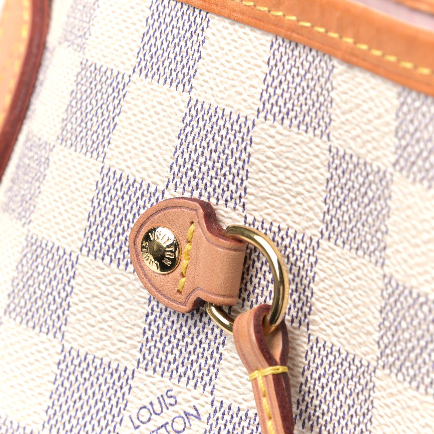Damier Azur Neo Neverfull MM Rose Ballerine