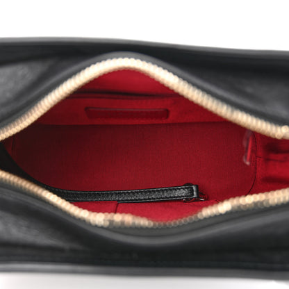 Chanel Aged Calfskin Quilted Small Gabrielle Hobo Black 5 of 10