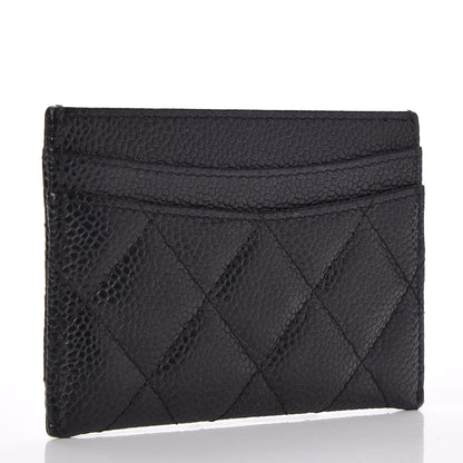Chanel Caviar Quilted Card Holder Black 3 of 8