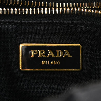 Prada Canapa Logo Tote Black 6 of 12