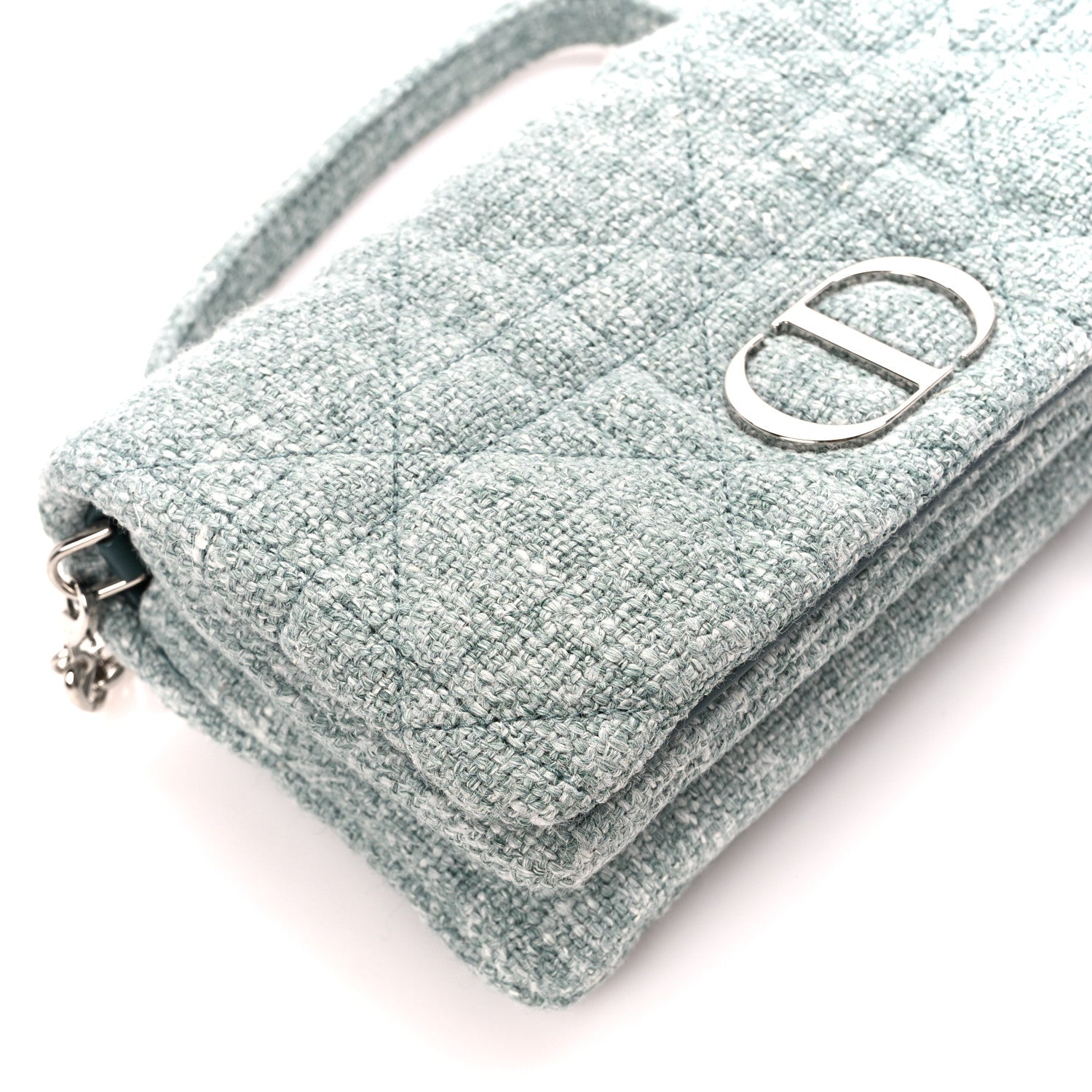Christian Dior Canvas Macrocannage Caro Pouch Green Multicolor 10 of 11