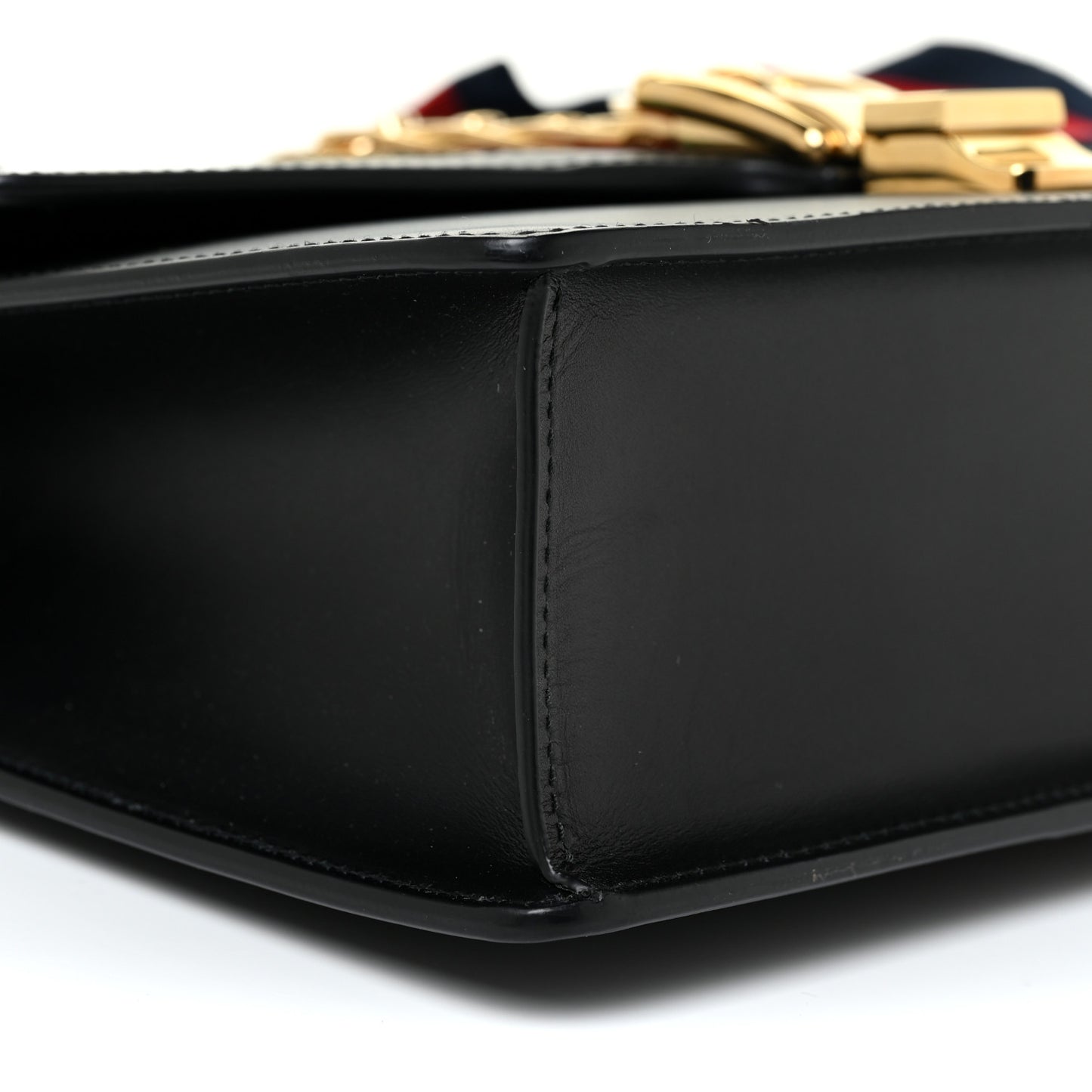 Calfskin Small Sylvie Shoulder Bag Black