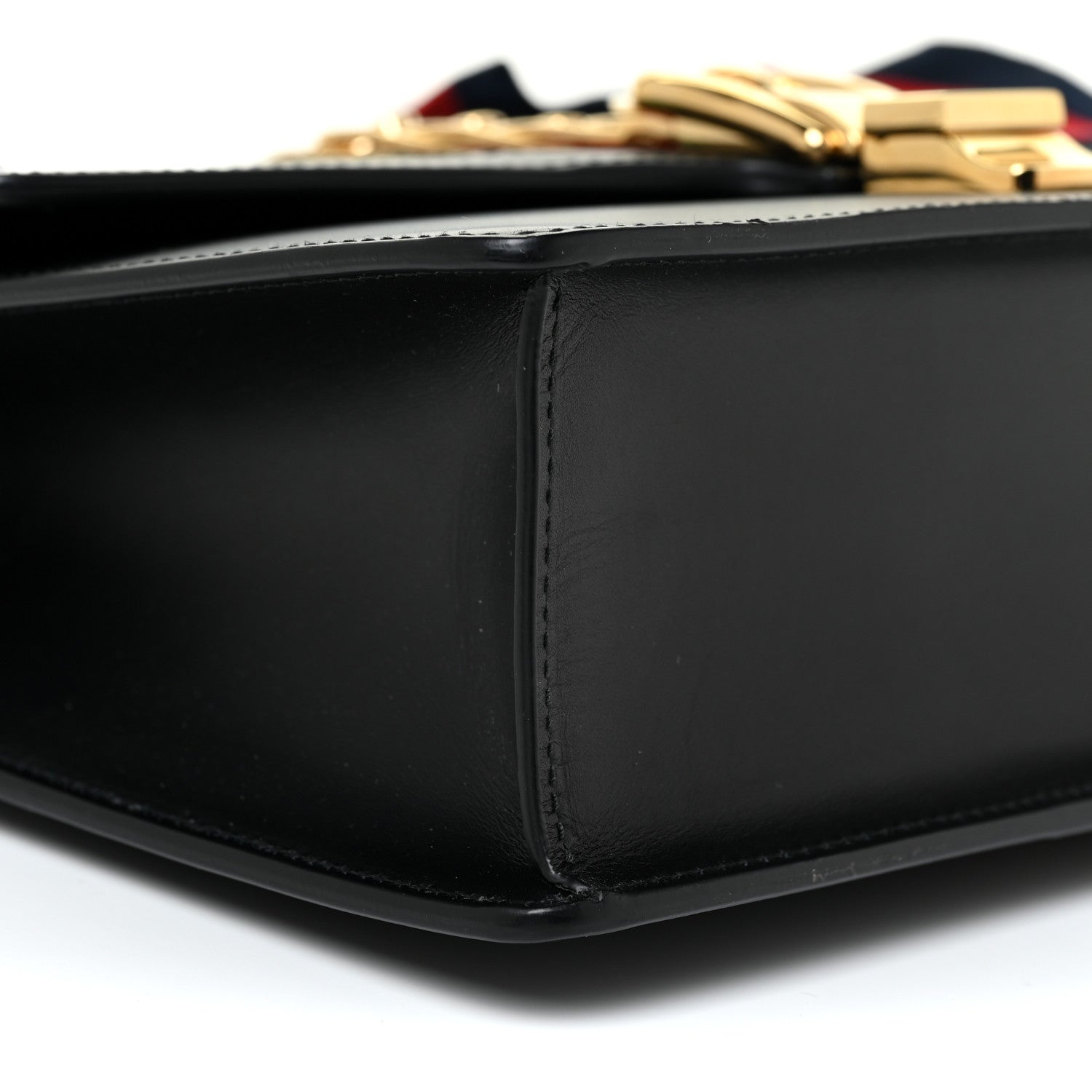 Gucci Calfskin Small Sylvie Shoulder Bag Black 7 of 11