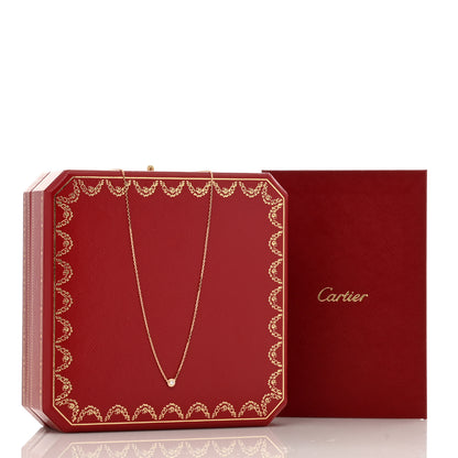 Cartier 18K Pink Gold Diamond XS D'Amour Pendant Necklace 4 of 4