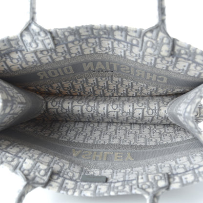 Christian Dior Oblique Medium Book Tote Grey 5 of 10