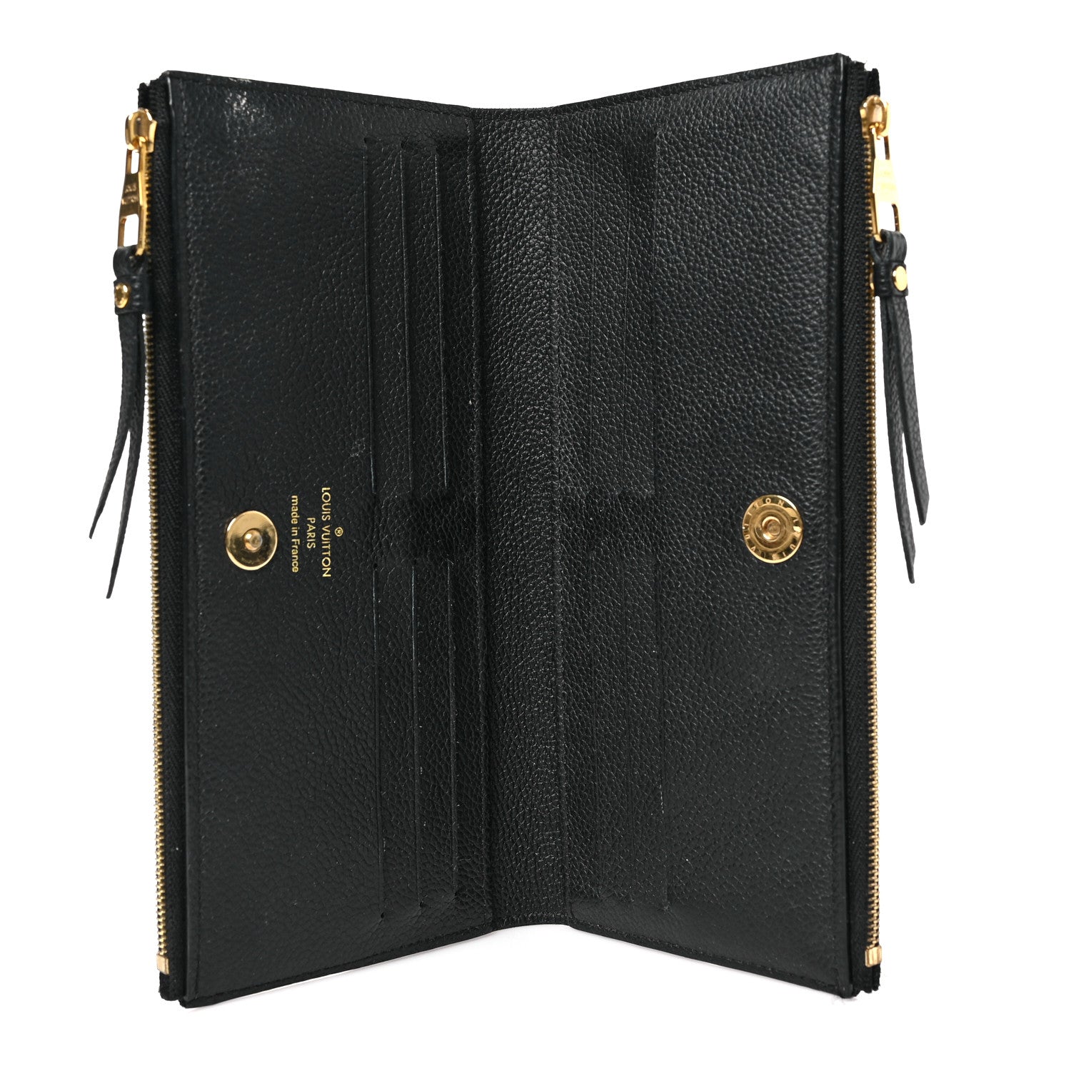 Louis Vuitton Empreinte Adele Wallet Black 5 of 7