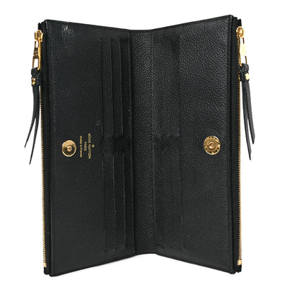Louis Vuitton Empreinte Adele Wallet Black 5 of 7