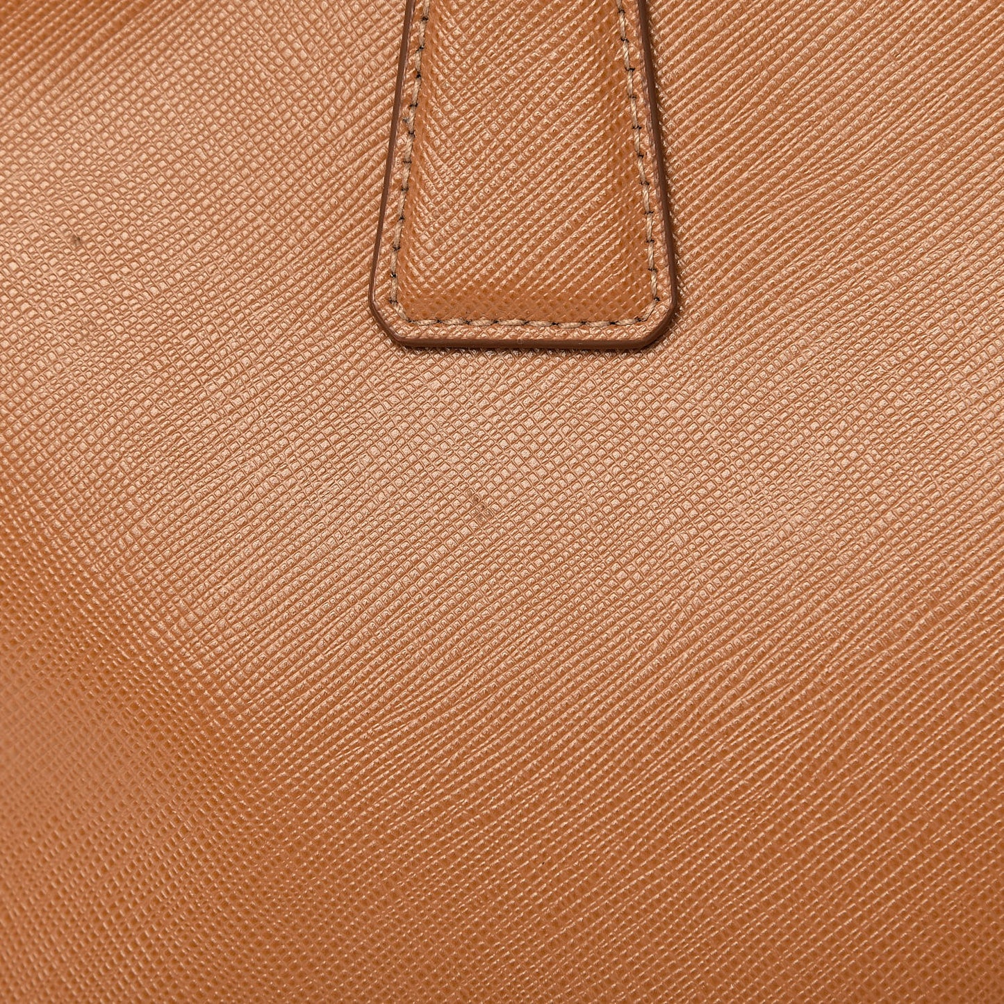 Saffiano Lux Large Galleria Double Zip Tote Caramel