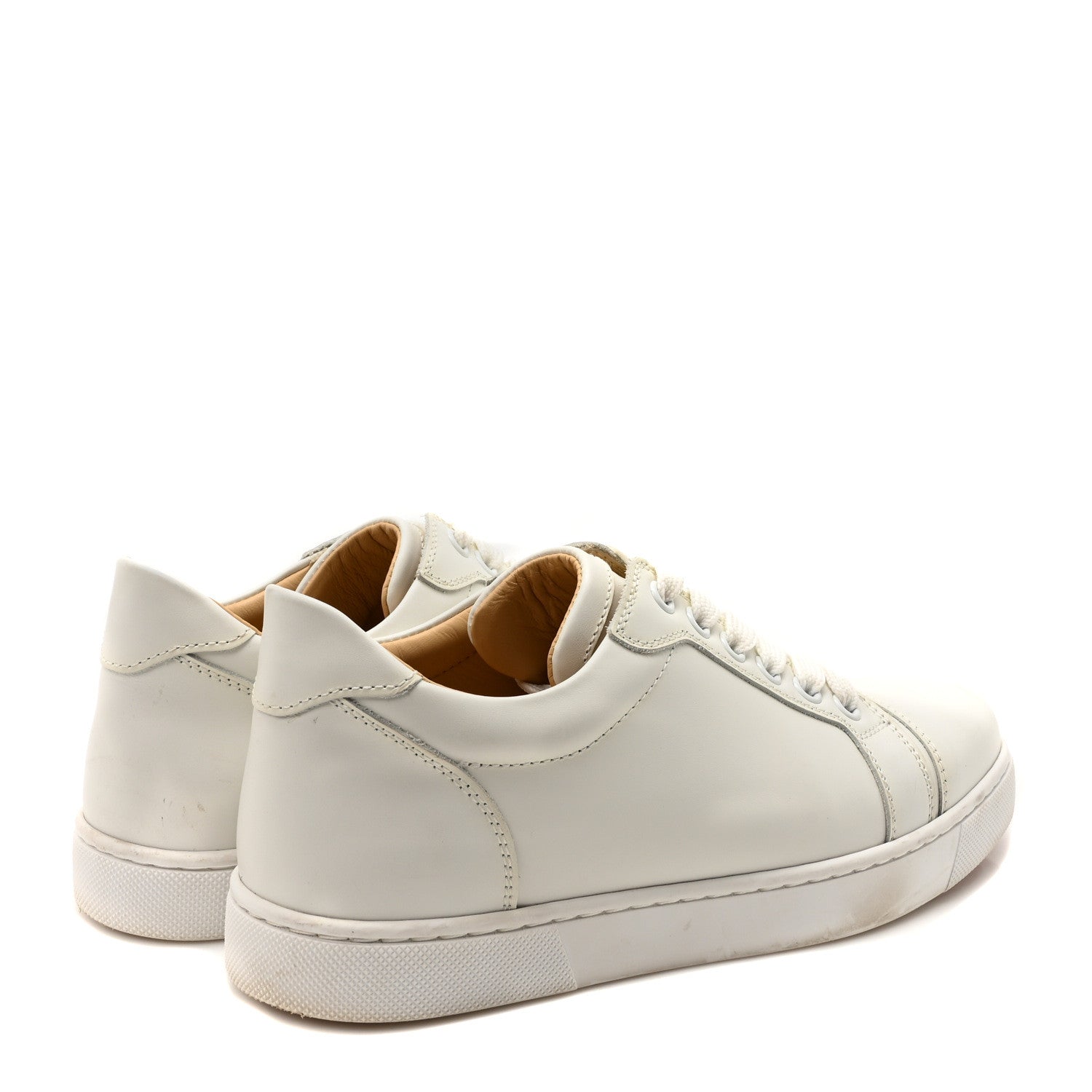 Christian Louboutin Calfskin Vieira Flat Sneakers 36 White 5 of 7