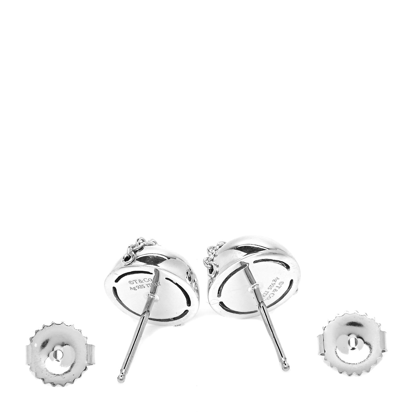 Sterling Silver HardWear Bolt Ball Earrings