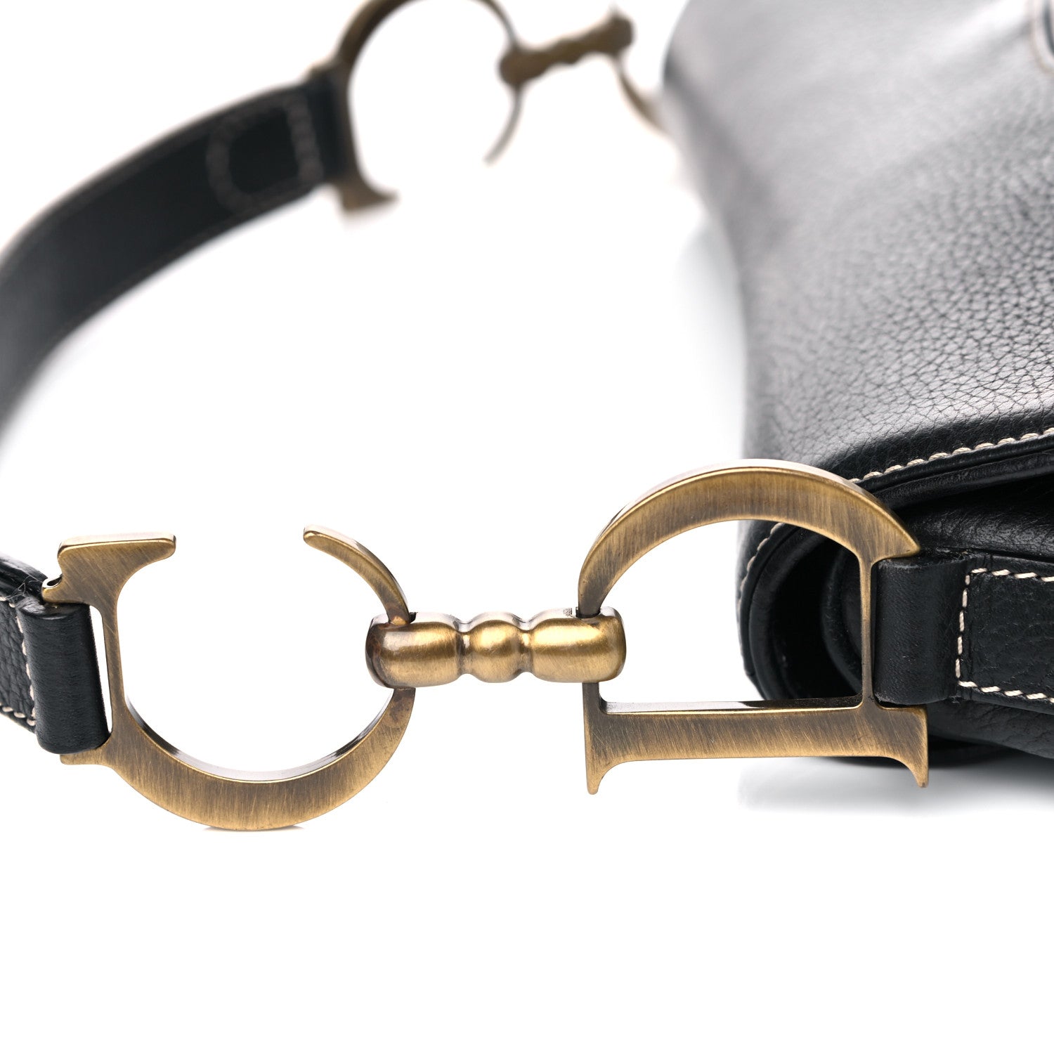 Christian Dior Calfskin Saddle Bag Black 13 of 13