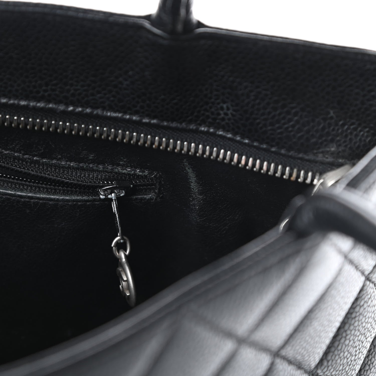 Chanel Caviar Quilted Medallion Tote Black 13 of 15