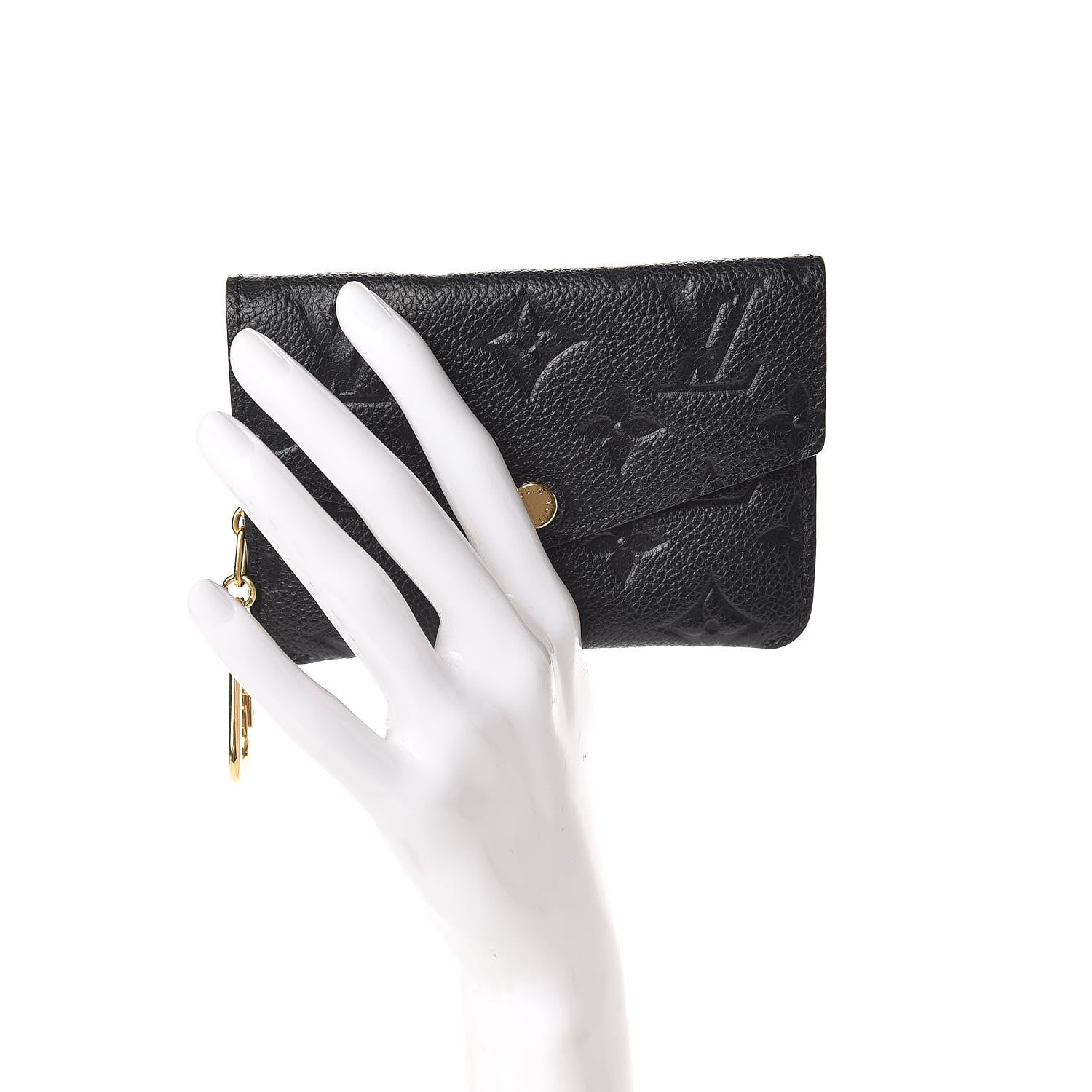 Louis Vuitton Empreinte Key Pouch Black 2 of 8