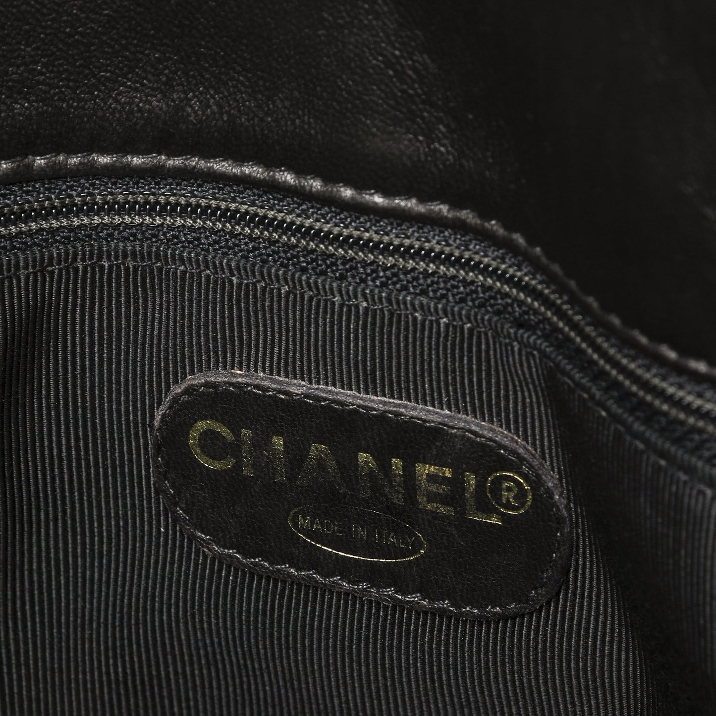 Patent CC Flap Tote Black