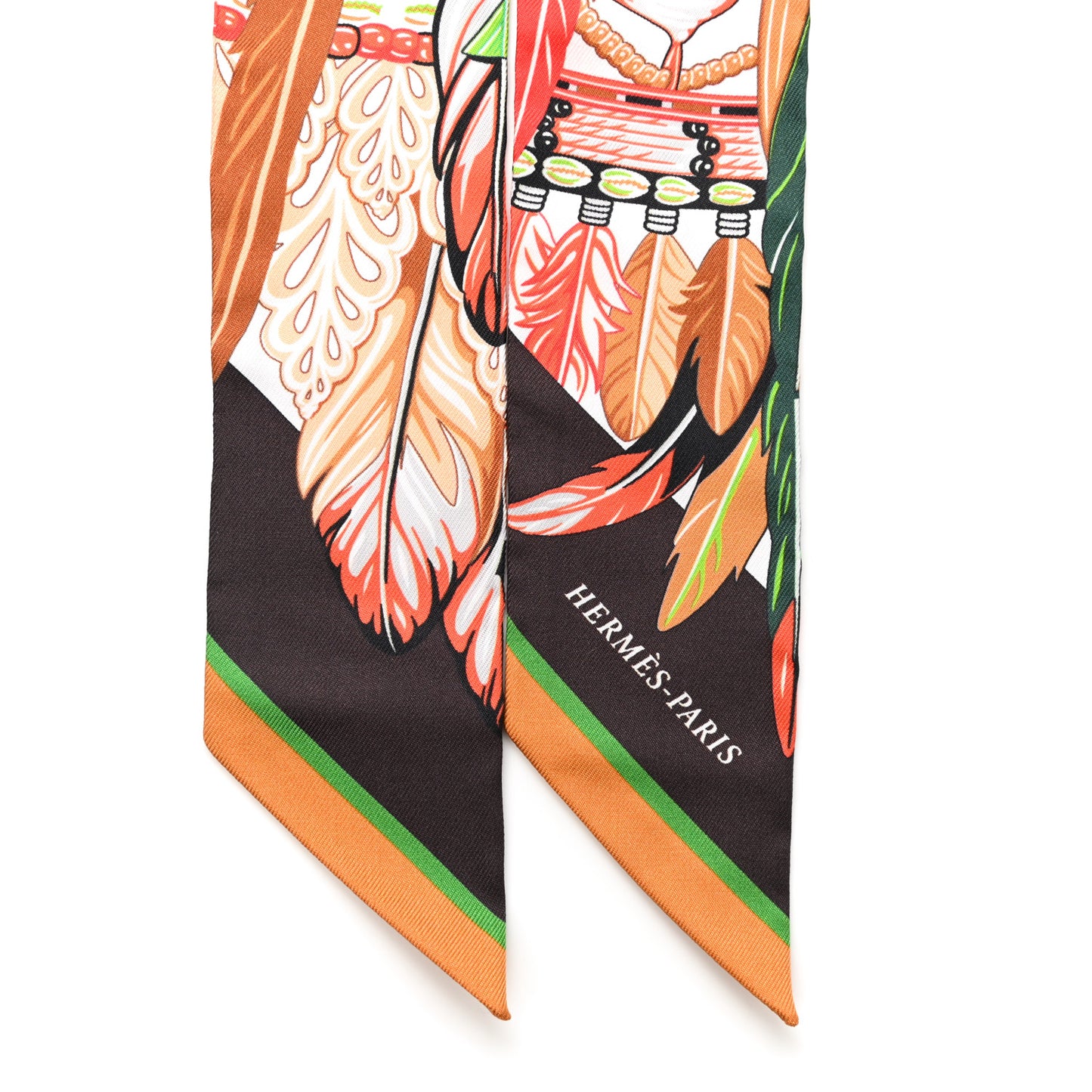 Silk La Danse Pacifique Twilly Vert Vif Corail
