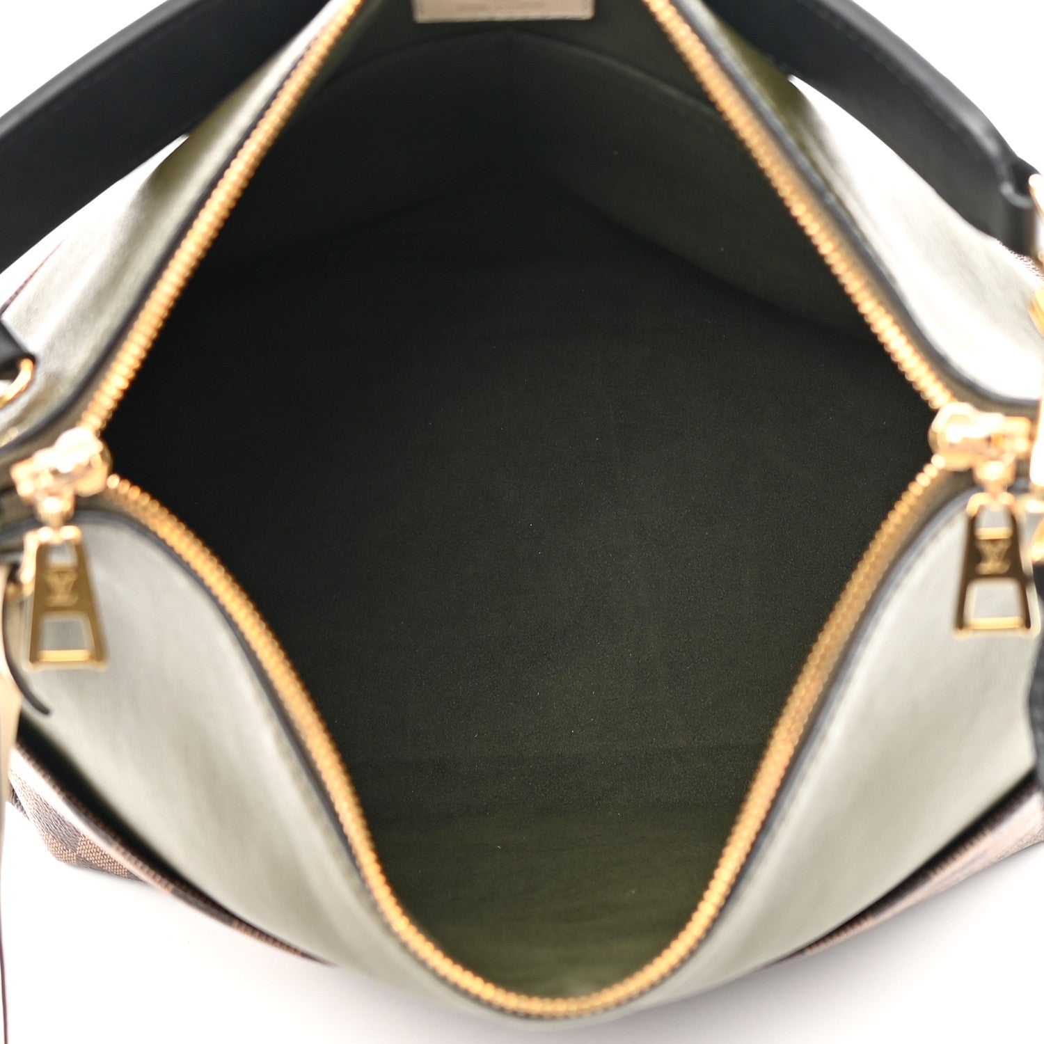 Louis Vuitton Damier Ebene Calfskin Maida Khaki 5 of 16
