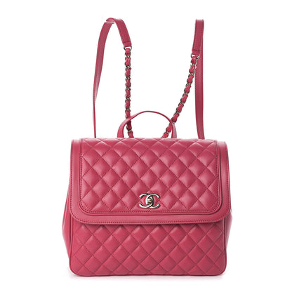 Chanel Lambskin Quilted Lovely Day Backpack Pink 1 of 9