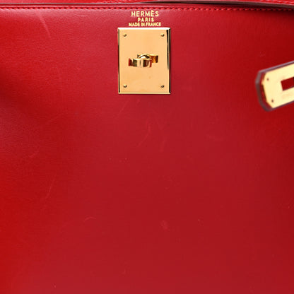 Hermes Box Kelly Sellier 28 Vermillion 12 of 18