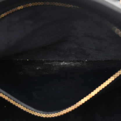 Saint Laurent Smooth Calfskin Small Monogram Cabas Navy 16 of 23
