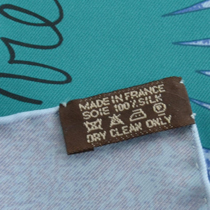 Hermes Silk Twill Amis Pour La Vie Scarf 45 5 of 6