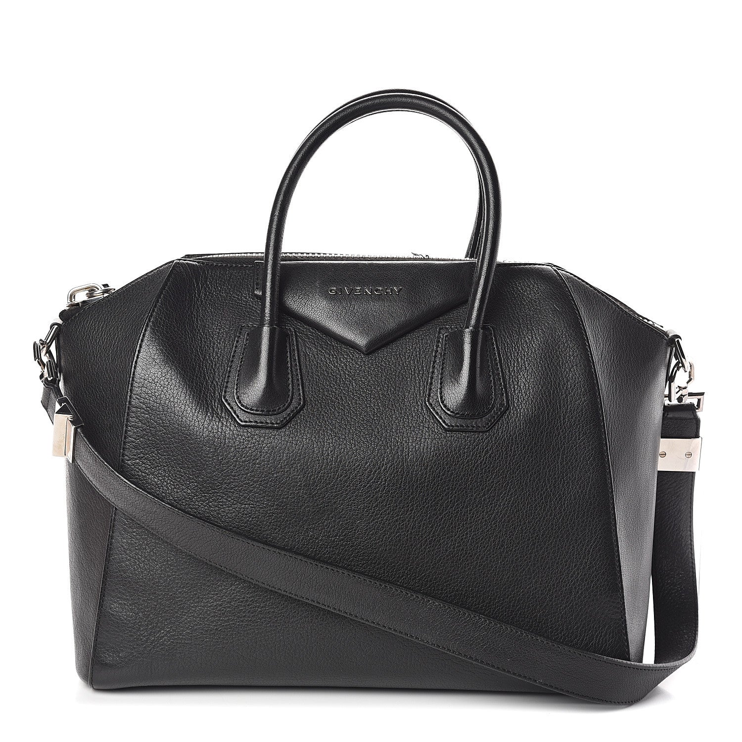 Givenchy Sugar Goatskin Medium Antigona Black 1 of 11
