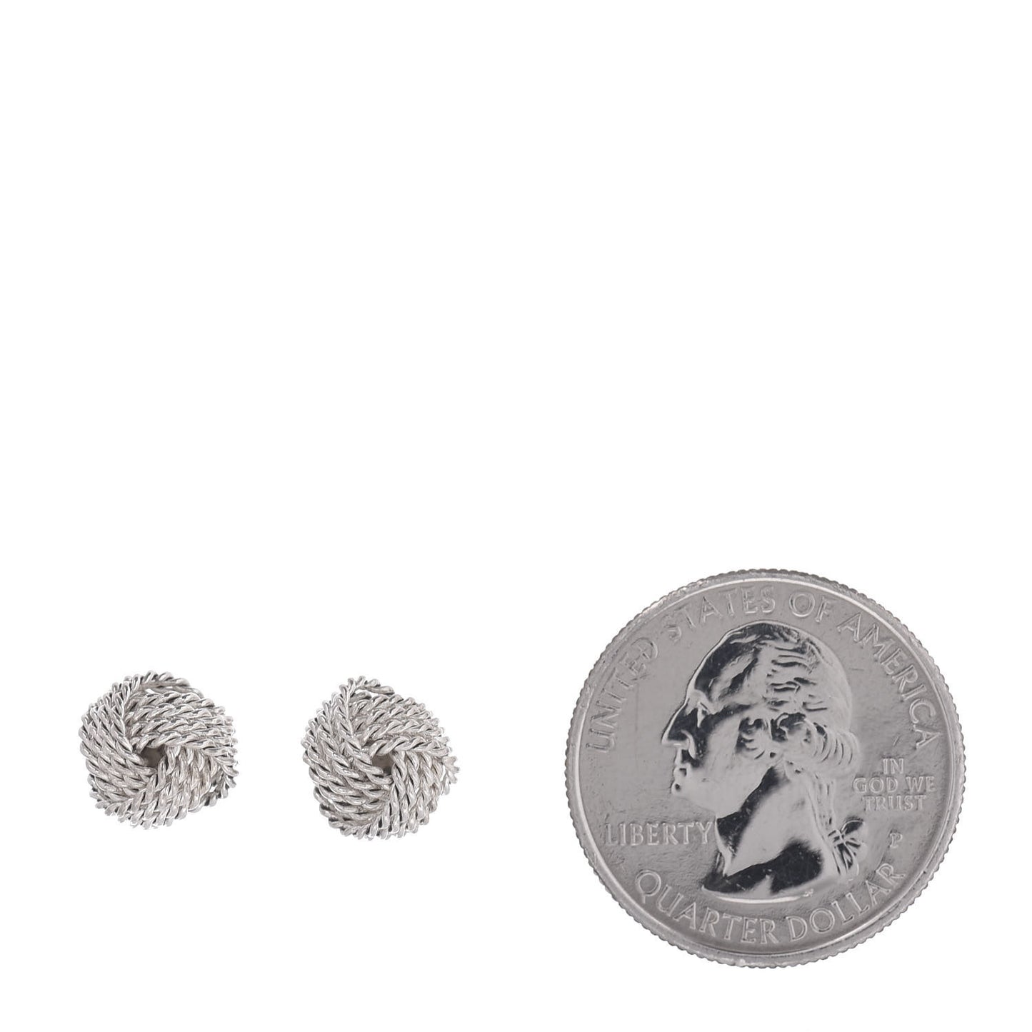 Sterling Silver Twist Knot Earrings