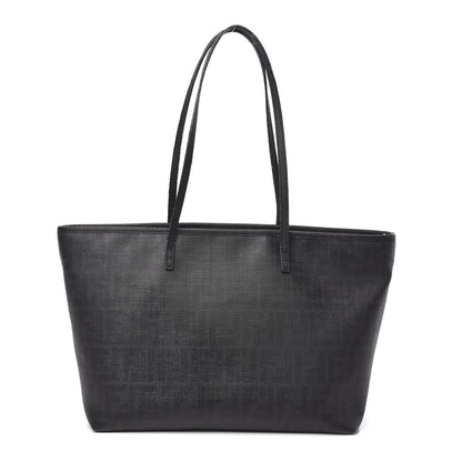 Fendi Zucca Spalmati Small Roll Tote Black 1 of 16