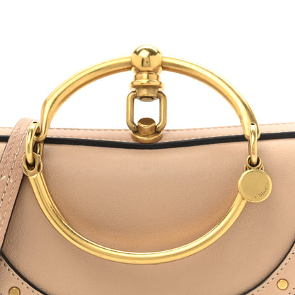 Chloe Calfskin Small Nile Bracelet Minaudiere Bag Biscotti Beige 8 of 11