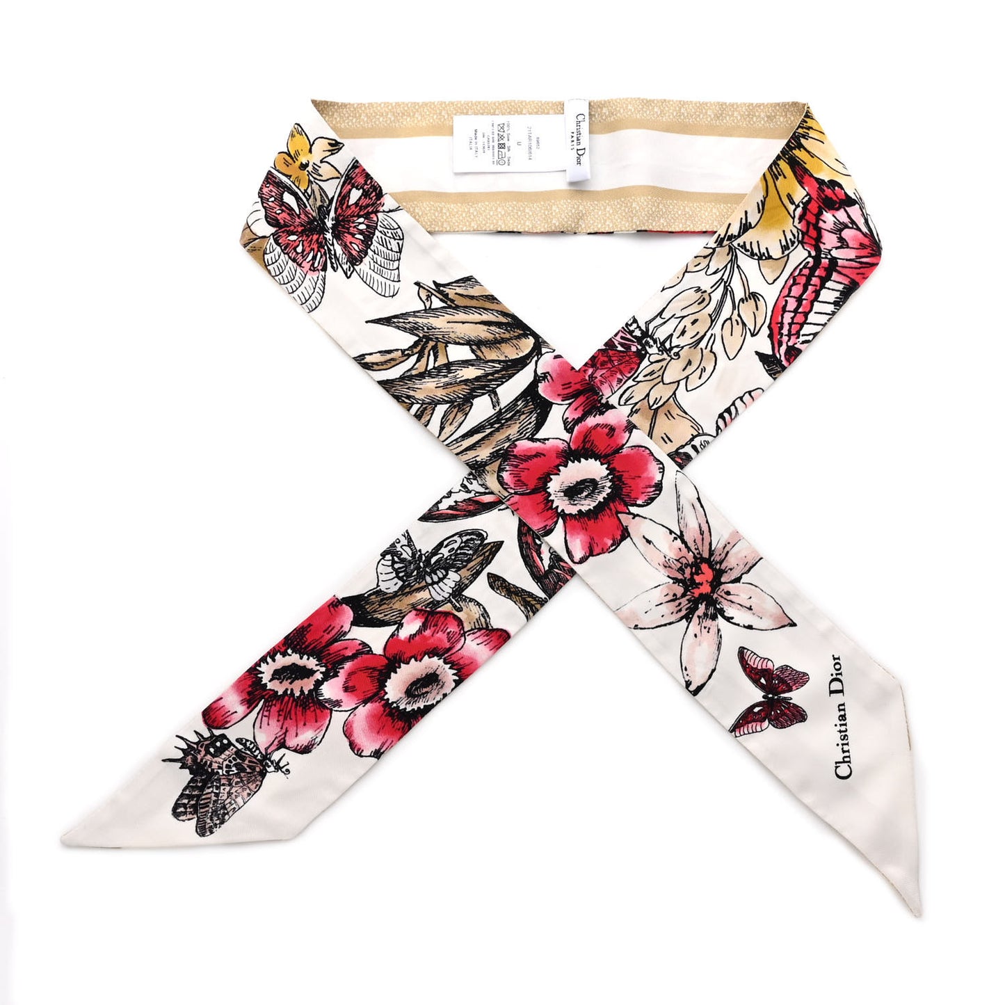 Silk Hibiscus Mitzah Scarf Multicolor