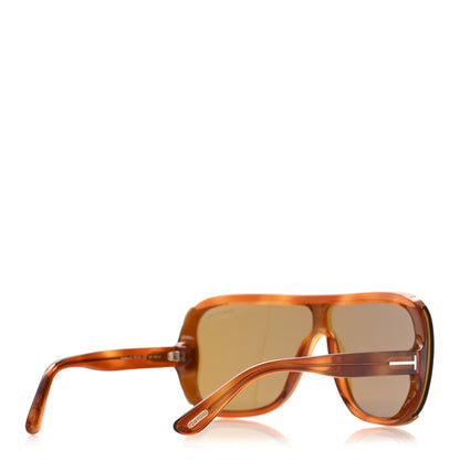 Tom Ford Porfirio Square Shield Sunglasses TF559 Tortoise 4 of 8