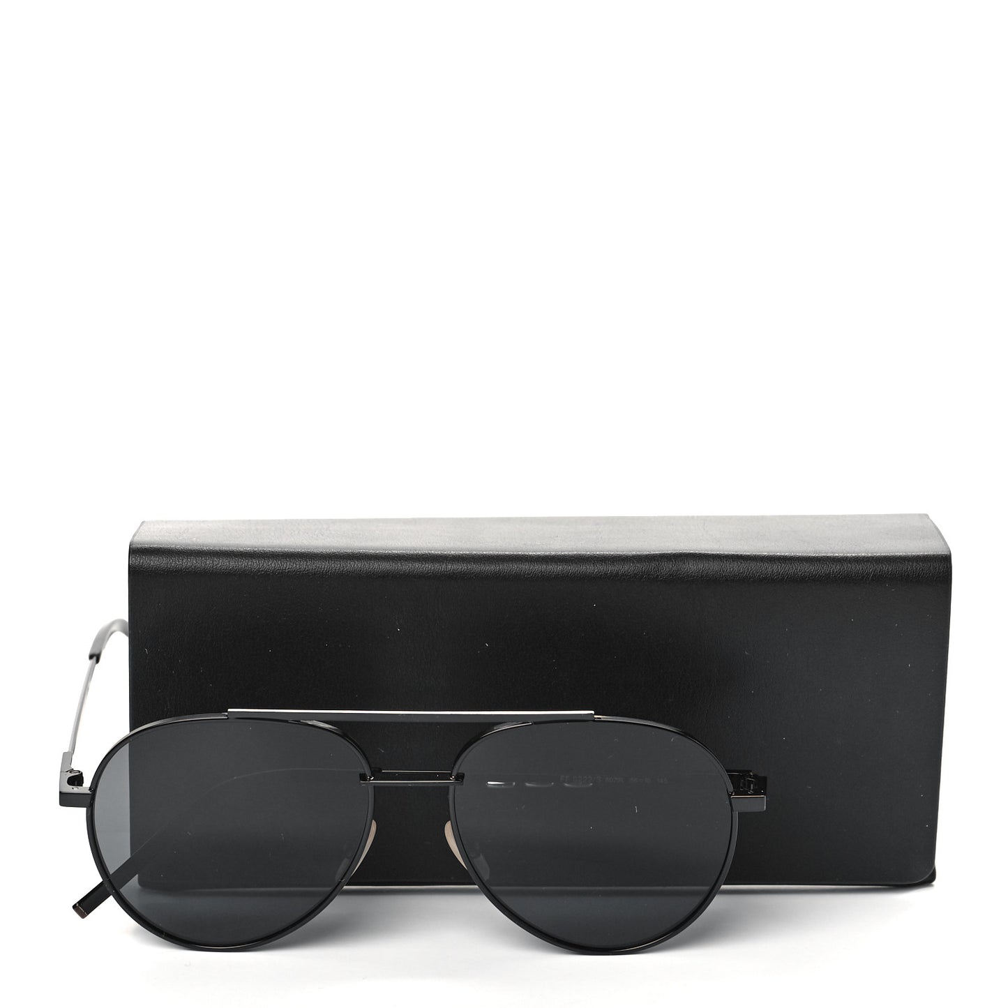 Metal Aviator Sunglasses FF0222/S Black