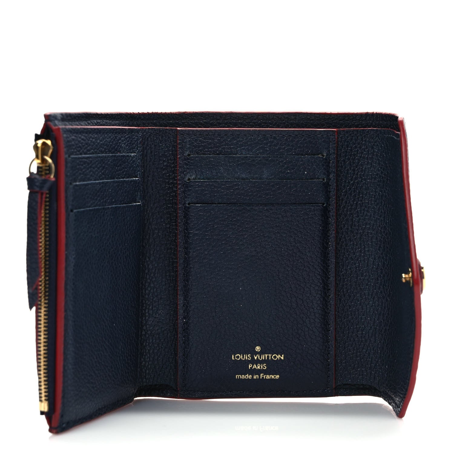 Louis Vuitton Empreinte Victorine Wallet Marine Rouge 5 of 8