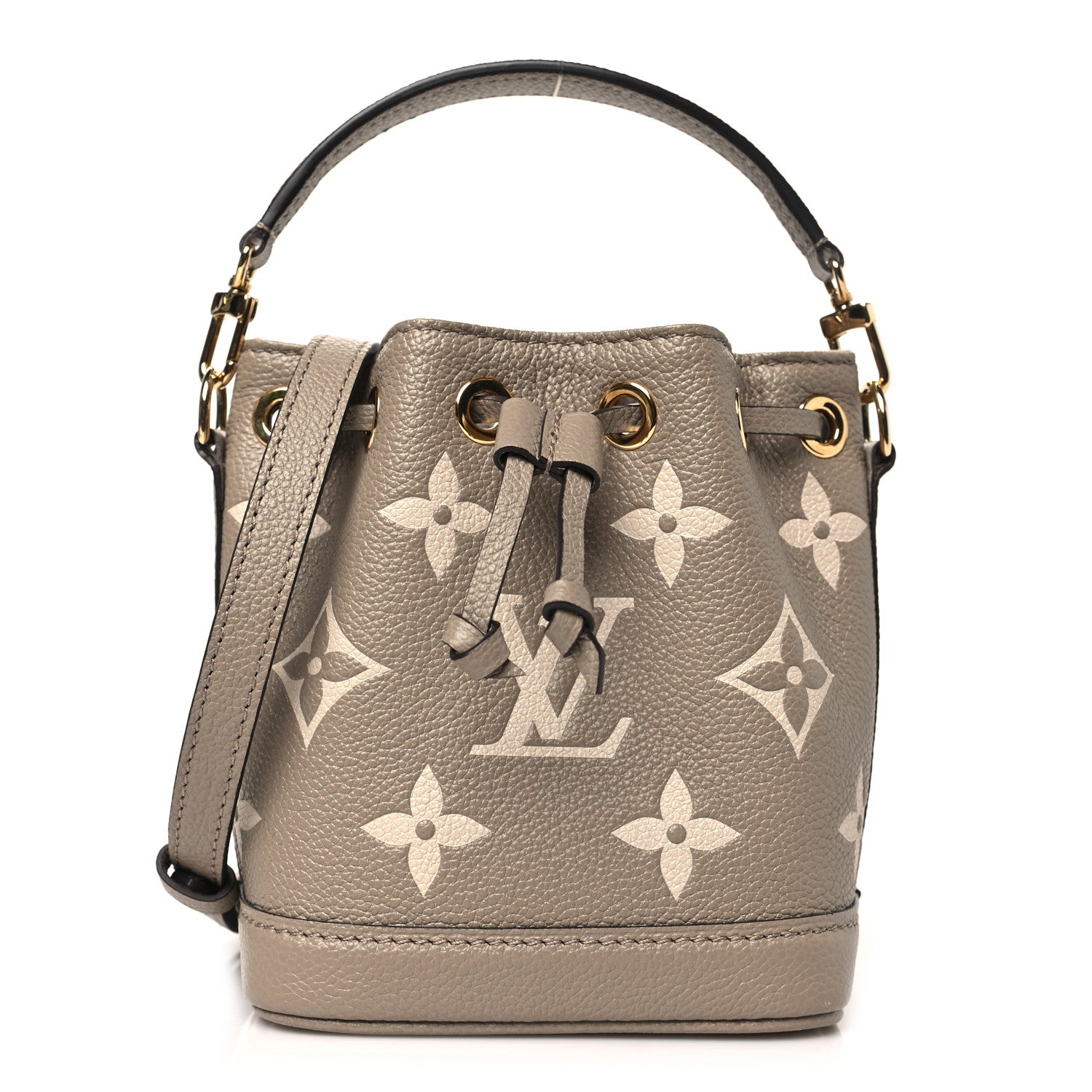 Louis Vuitton Empreinte Monogram Giant Nano Noe Tourterelle Creme 1 of 10