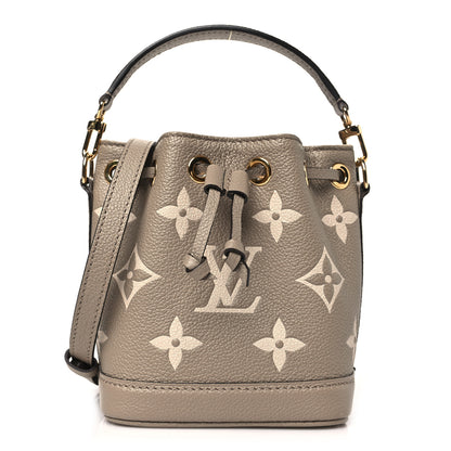 Louis Vuitton Empreinte Monogram Giant Nano Noe Tourterelle Creme 1 of 10