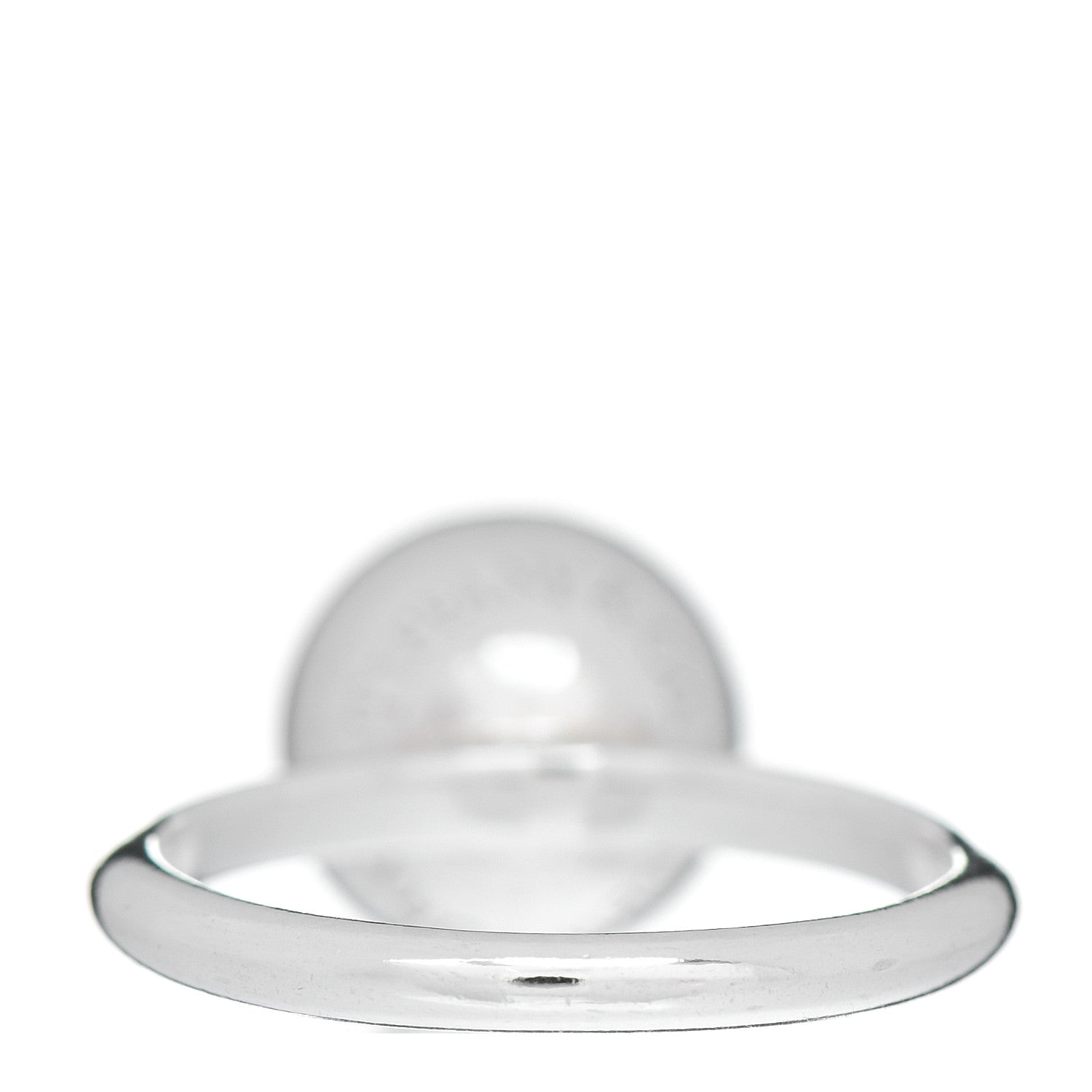 Tiffany Sterling Silver 12mm HardWear Ball Ring 58 8.5 4 of 5