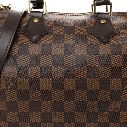 Louis Vuitton Damier Ebene Speedy Bandouliere 25 8 of 11
