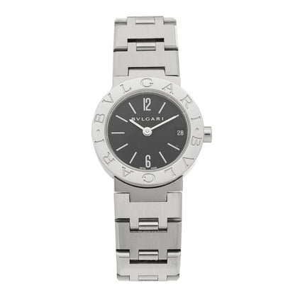 Bulgari Stainless Steel 23mm Quartz Watch Black 1 of 4